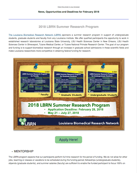 lbrn newsletter