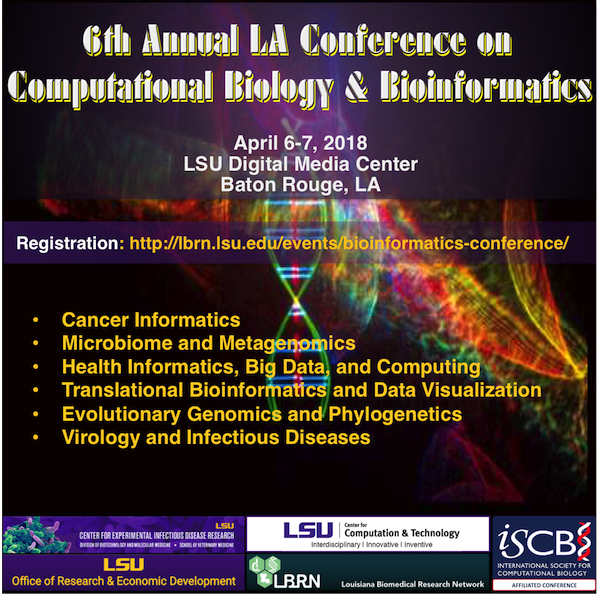 The 6th Annual Louisiana Conference on Computational Biology and Bioinformatics
